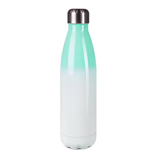 thermoflasche-500ml-weiß-gruen-personalisierbar-mit-sublimationsdruck