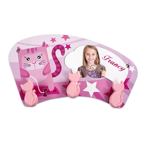 Wandgarderobe mit Haken Fantasy-personalisierbar mit Bild und Namen Wandgarderobe mit Haken Fantasy-personalisierbar mit Bild und Namen