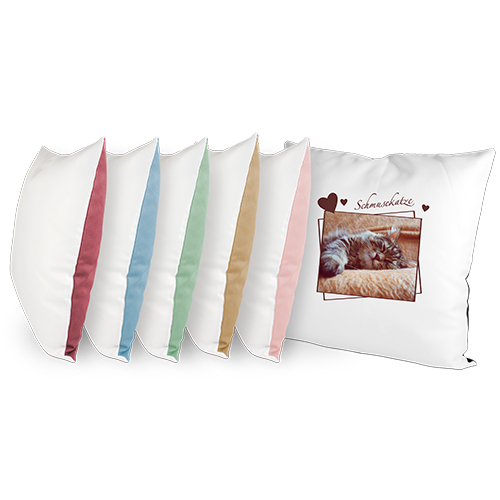 Kissenbezug 2-farbig mit deinem Wunschbild bedruckt - personalisierbar - verschiedene Farben Sublistar® Kissenbezug 2-farbig mit deinem Wunschbild bedruckt - personalisierbar - verschiedene Farben Sublistar®