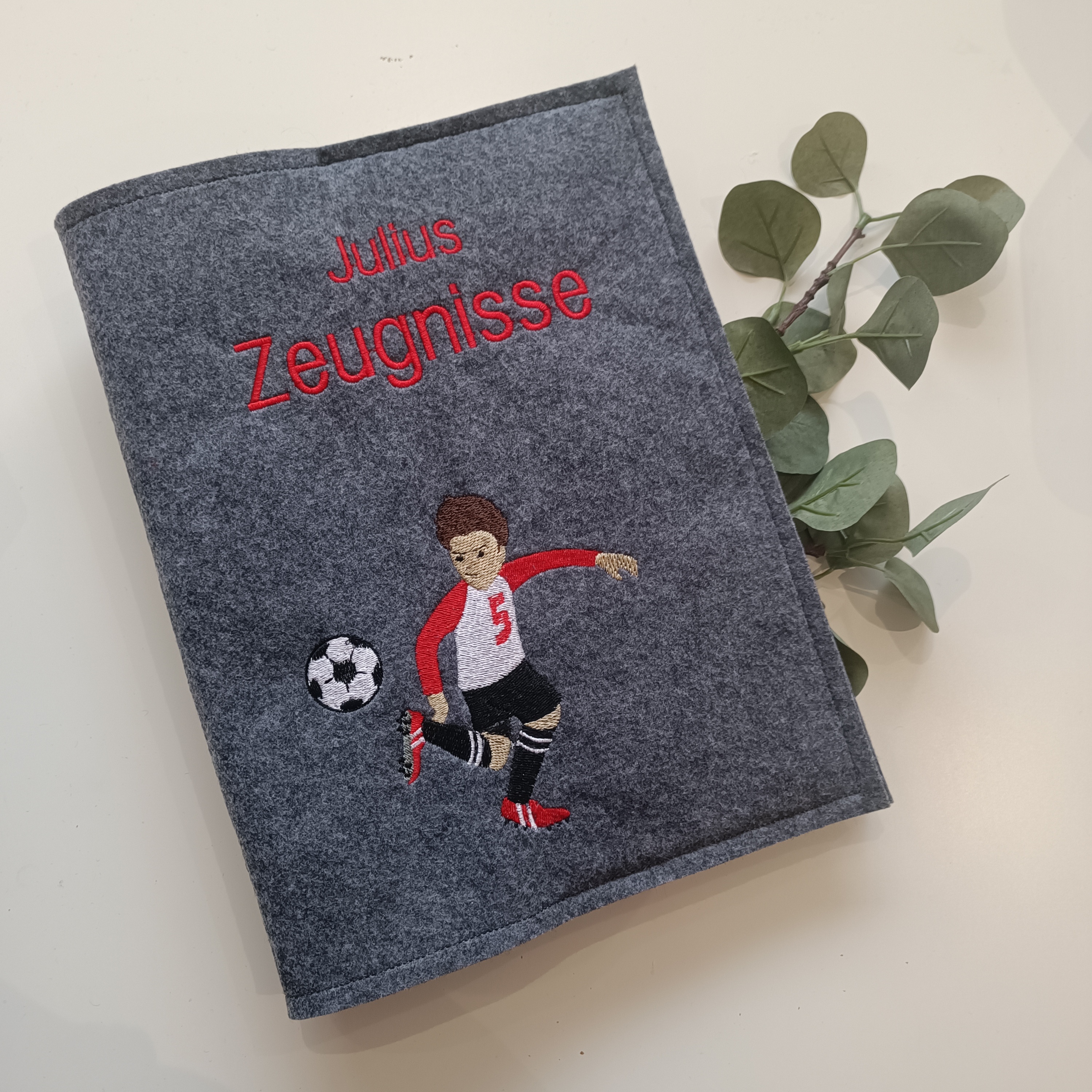 Zeugnismappe Fussballer Zeugnismappe Fussballer